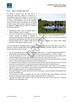 Constructed Wetlands (Section 6.3.3 to 6.3.4)