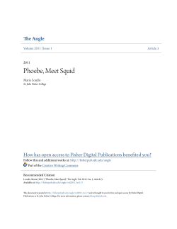 Phoebe, Meet Squid - Fisher Digital Publications