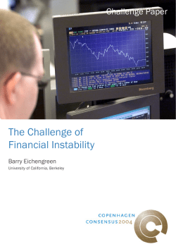 The Challenge of Financial Instability
