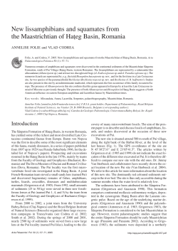 New lissamphibians and squamates from the Maastrichtian of Haţeg