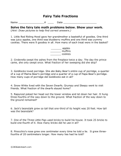Fairy Tale Fractions