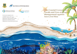The Coastal Ecosystem in Tuvalu and Geo