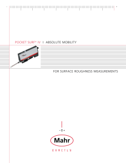 pocket Surf® IV I ABSoLute MoBILItY For SurFace roughneSS