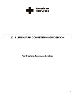 2014 lifeguard competition guidebook