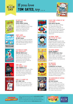 Tom Gates - World Book Day