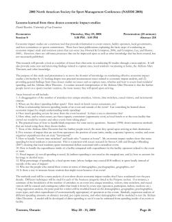 Lessons learned from three dozen economic impact studies