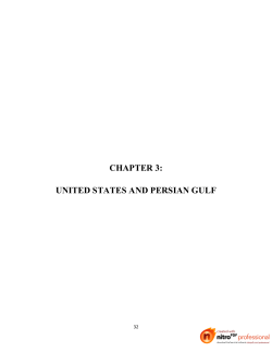 chapter 3: united states and persian gulf