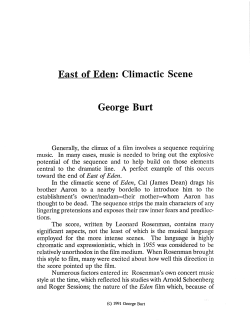East of Eden: Climactic Scene George Burt