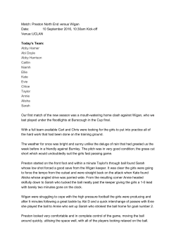 Match: Preston North End versus Wigan Date: 10 September 2016