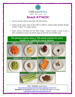 Snack ATTACK! - CHS LiveWELL