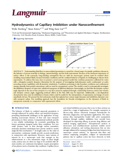 Hydrodynamics of Capillary Imbibition under Nanoconfinement