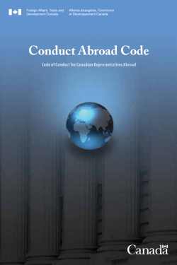 Conduct Abroad Code