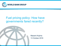 Fuel pricing policy: How have governments fared recently?