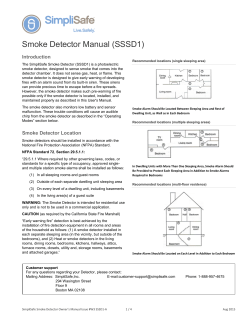 TX-6310-01-1 Carbon Monoxide Alarm Manual