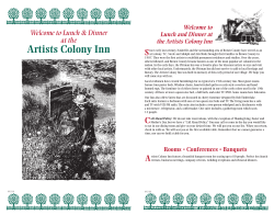 11 x 14 sheets - Artists Colony Inn