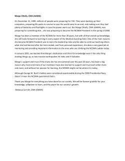 Marge Ottofy, CMA (AAMA) On December 31, 1999, millions of