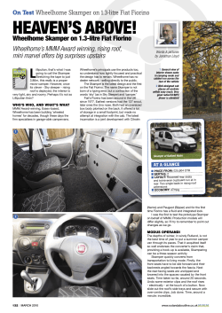 On Test Wheelhome Skamper on 1.3-litre Fiat