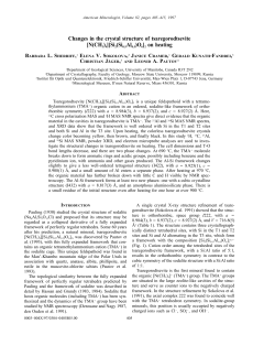 Changes in the crystal structure of tsaregorodtsevite [N(CH3)4][Si2