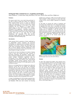 Orthogonal wide azimuth surveys: Acquisition and imaging