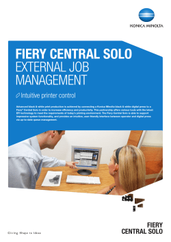 fiery central solo external job management
