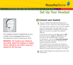 Set Up Your Headset