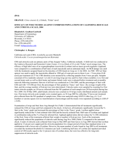EFFICACY OF INSECTICIDES AGAINST COMBINED
