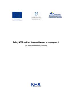 NEET SURVEY ISFOL