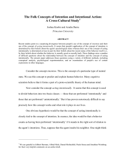 Our concern here is with the relationship between two concepts: that
