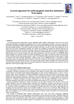 A novel approach for anthropogenic heat flux