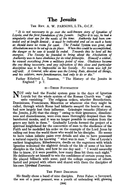 The Jesuits - Church Society