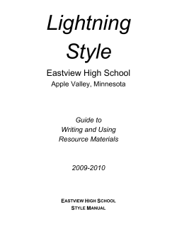 Style Guide - Independent School District 196