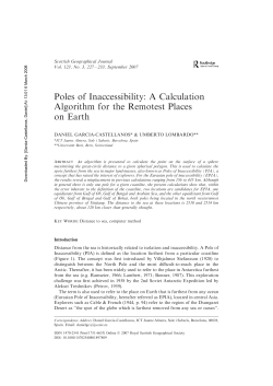 Poles of Inaccessibility: A Calculation Algorithm for the