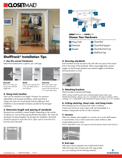 ShelfTrack&reg; Installation Tips