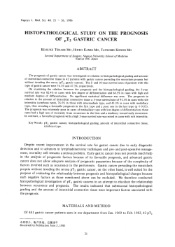 HISTOPATHOLOGICAL STUDY ON THE PROGNOSIS OF pT2