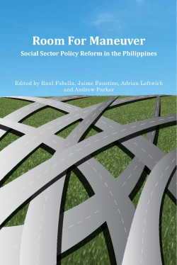 Room For Maneuver: Social Sector Policy Reform in the Philippines