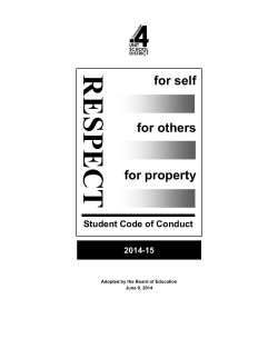 Discipline Creed - Champaign Unit 4 Schools