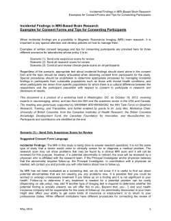 Consent forms and tips for participants