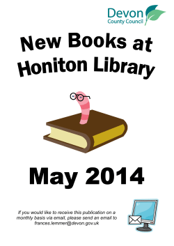 New Books May 2014 4 pages