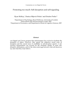 Protesting too much - Royal Holloway, University of London