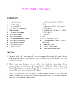 Moroccan Couscous