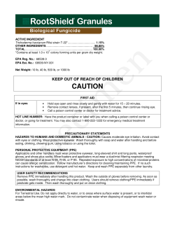 RootShield Granules Label