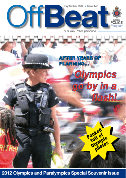 Olympics go by in a flash!