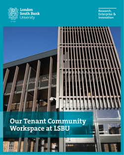 Our Tenant Community Workspace
