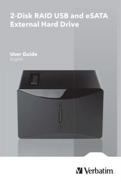 2-Disk RAID USB and eSATA External Hard Drive