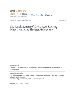 The Social Meaning of Civic Space