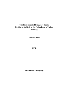 The real issue is flying, not death. Dealing with risk in the subculture