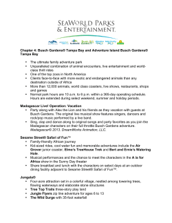 Chapter 4: Busch Gardens&reg; Tampa Bay and Adventure Island