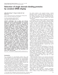 Selection of single domain binding proteins by covalent DNA display