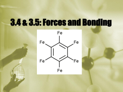 3.4: Forces and Bonding