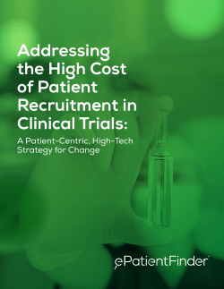 Addressing the High Cost of Patient Recruitment in Clinical Trials: